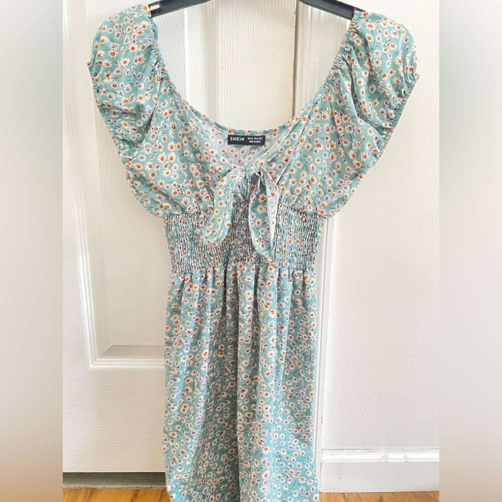 shein floral dress